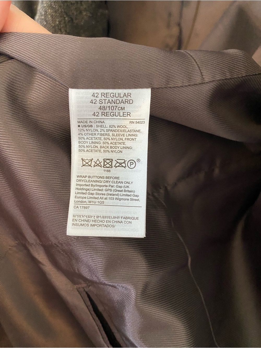 Banana Republic Men's Wool Blend Tweed Suit - Picture 7 of 15